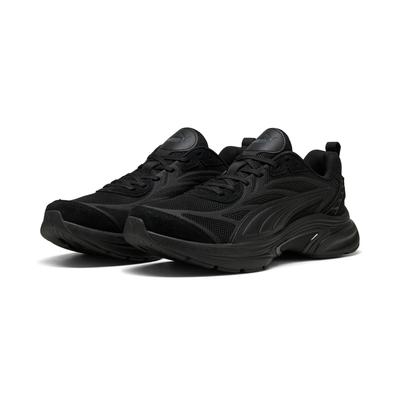 Sneaker PUMA "SOFTRIDE ESCALATE", Herren, Gr. 44, schwarz (puma schwarz, puma schwarz, strong gray), Textil, unifarben, Schuhe Sneaker, für vielseitige Aktivitäten, atmungsaktives Obermaterial aus Textil