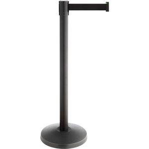 ALLROUNDLINE Personenleitsystem ALA 10, schwarz, aus Metall, Gurt: 3,5m in schwarz, 2 Stück