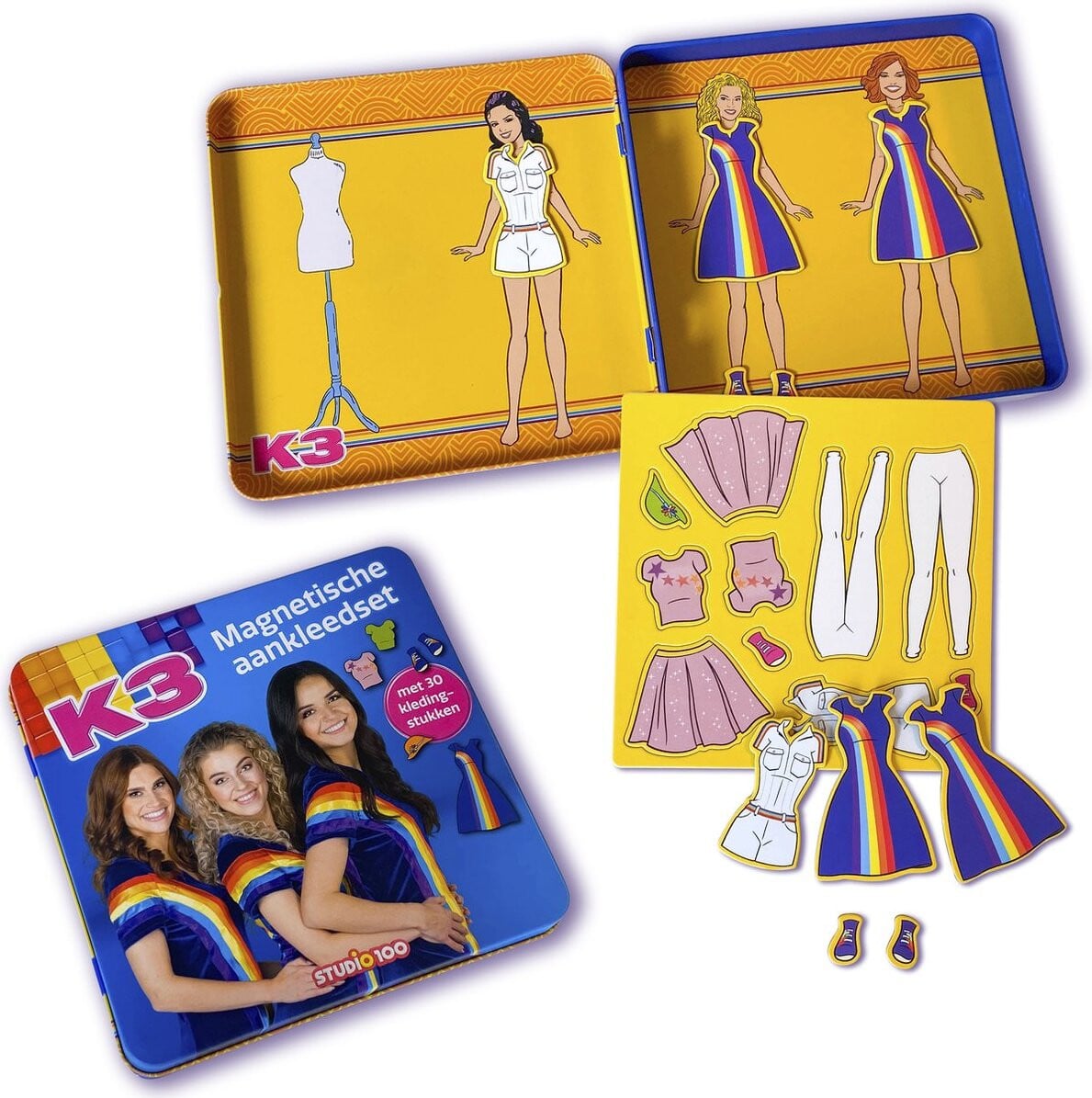 Studio 100 K3 Magnetische kleding set Reisspel