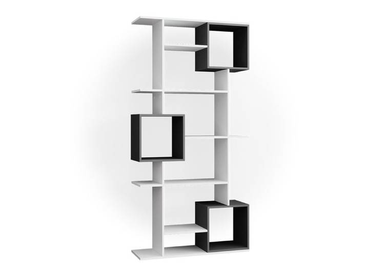 Meuble de rangement cube Cube 92x187.7cm Blanc/Anthracite Vicco 36773