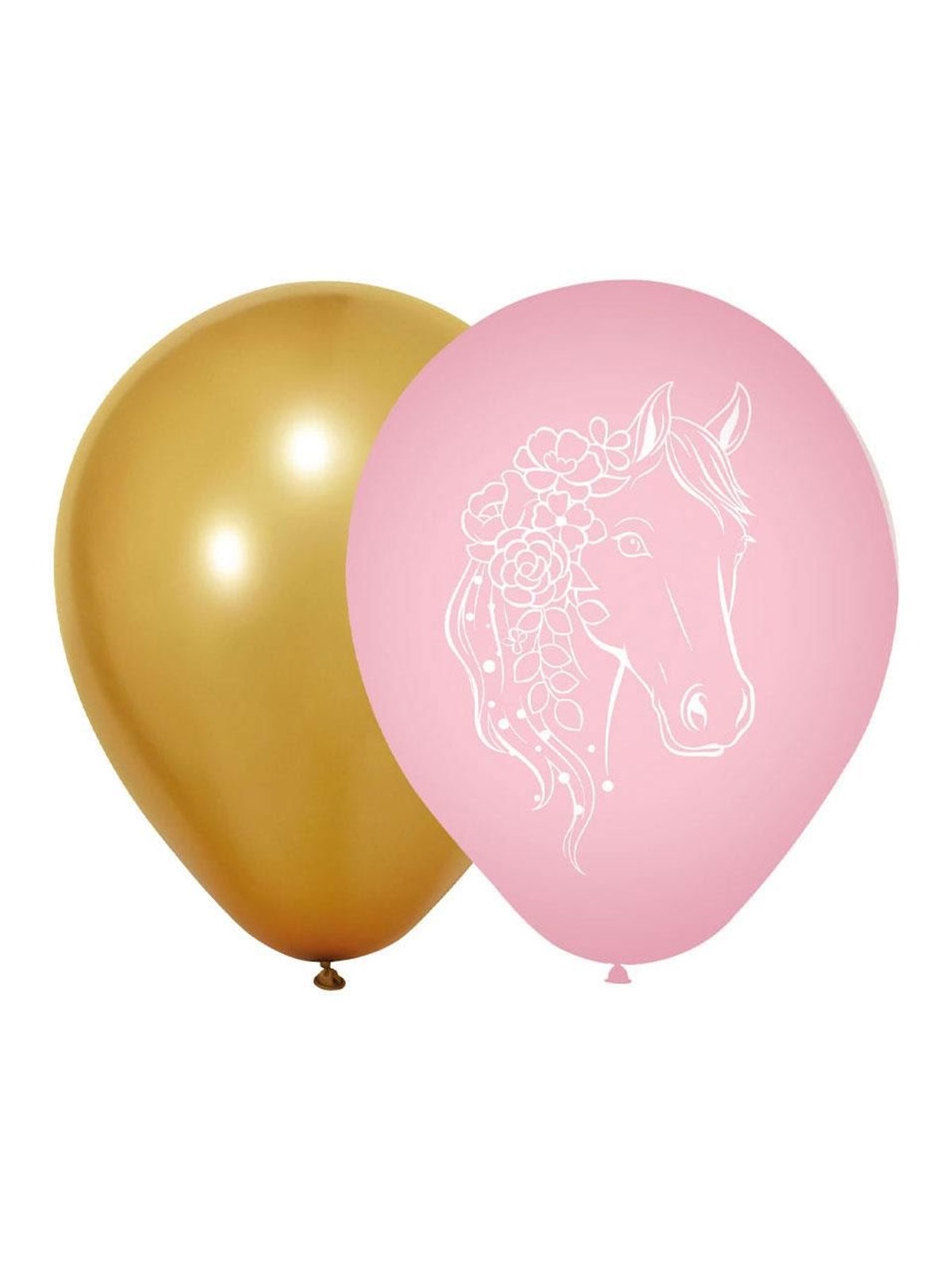 Globos 12 Inch Horse Balloons - 8 pcs.