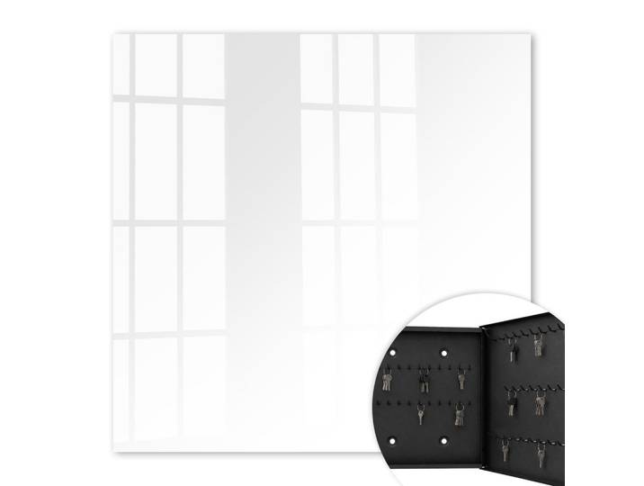 SCHLÜSSELBOX Schwarz 30x30 cm- Türöffnung nach rechts - Schwarz