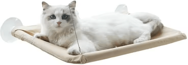 Inspire Curations SunnyPerch Window Cat Hammock Bed white
