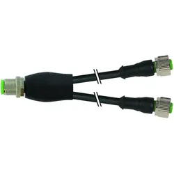Murr Elektronik 7000-40701-6130150 Sensor-/Aktor-Verteiler und Adapter 1.50 m, Elektronikkabel + Stecker, Schwarz