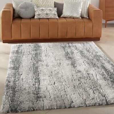 Nourison Dreamy Shag Contemporary Abstract Area Rug
