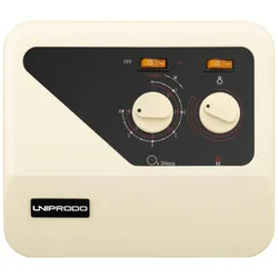 Uniprodo, Sauna Zubehör, Saunasteuergerät Saunasteuerung Sauna Controller Sauna Steuergerät 400V 3N