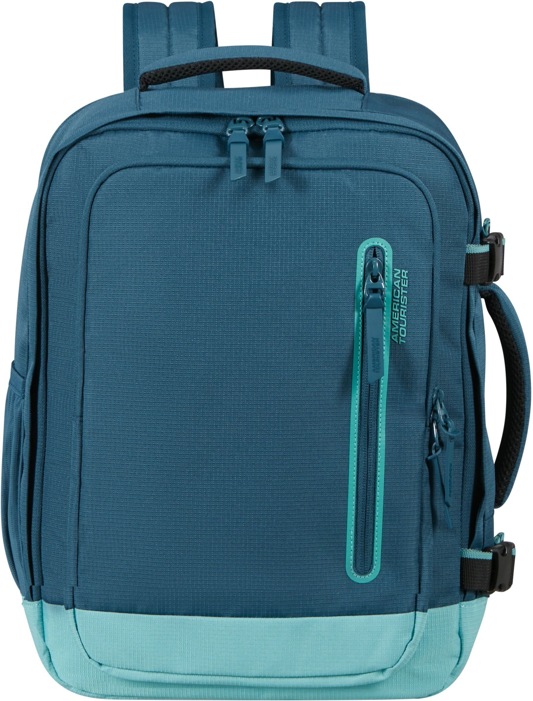 American Tourister Take2Cabin Sport Underseat Cabin Backpack (Ryanair) - Harbour Blue/Turquoise