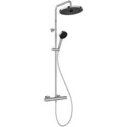 Ideal Standard Duschsystem Ceratherm T25+ mit Brausethermostat Chrom, A7212AA A7212AA