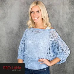 Häkelanleitung – Häkelpulli aus Pro Lana Cotton Mix