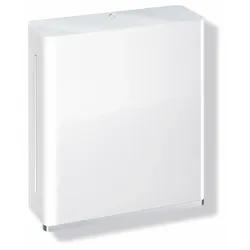 HEWI Papierhandtuchspender Serie 805, Edelstahl weiß beschichtet