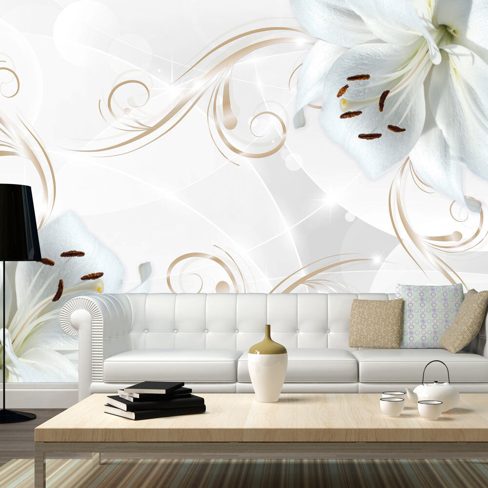 East Urban Home White Dancers 2.8m x 400cm Wallpaper Brown;White;Yellow;Gray 300 cm x 210 cm