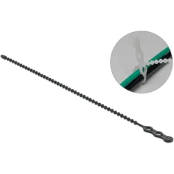 DELOCK Blitzbinder wiederverwendbar L 310 x B 4,5 mm schwarz