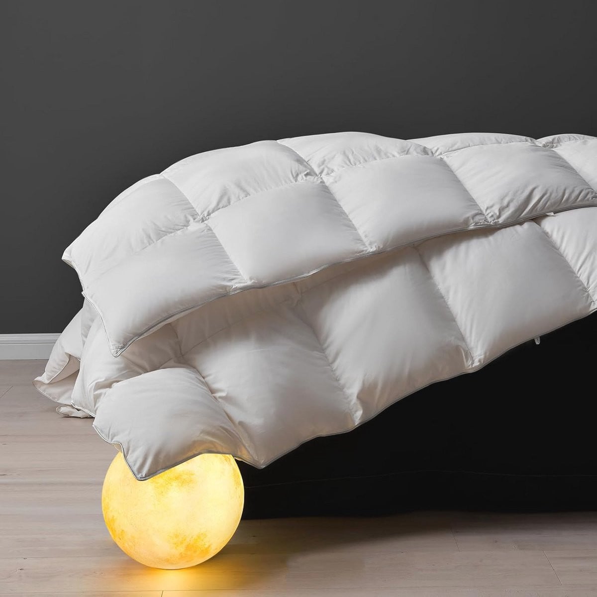 Donzen dekbed voor het hele jaar, medium warm, 155 x 220 cm, Oeko-Tex & RDS-gecertificeerd