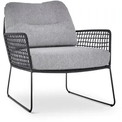 Gartensessel Etna Stoff Grau