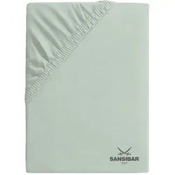 Topperbezug SANSIBAR Jersey (BL 140x200 cm) - grün - BL 140x200 cm