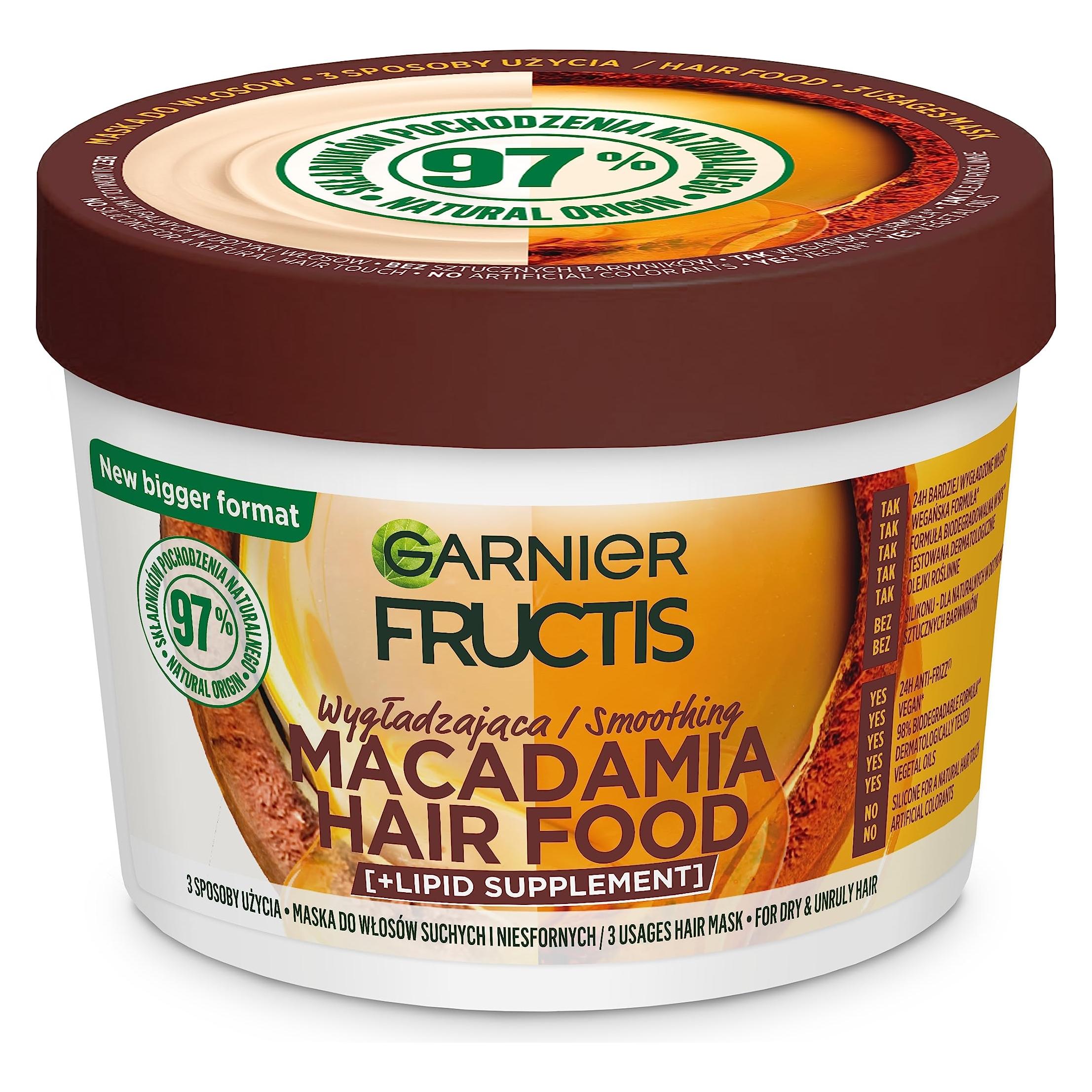 Garnier Hair Food Moisturizing Mask For Macadamia 400Ml (400 ml) (3600542513050)