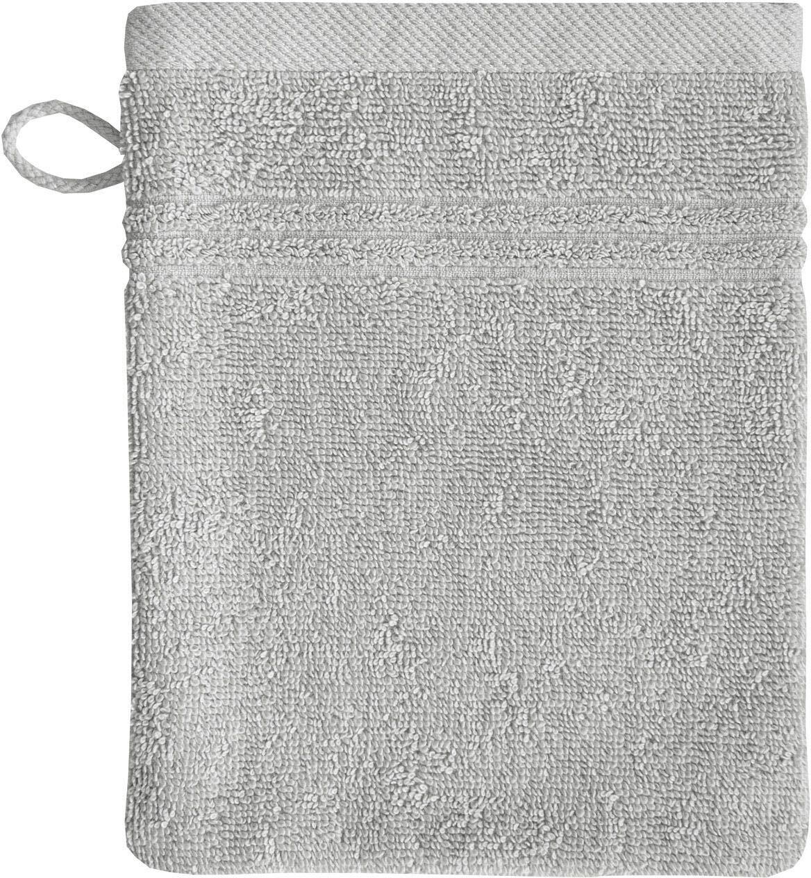 Dyckhoff Waschlappen Nature 21 x 16 cm silber 06501_10_106