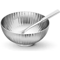 Georg Jensen, Serviergeschirr, BERNADOTTE Salzschälchen mit Löffel