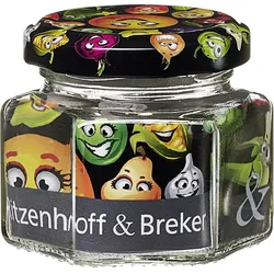 Vorratsglas SMILE klar (DH 6,50x6 cm) - DH 6,50x6 cm
