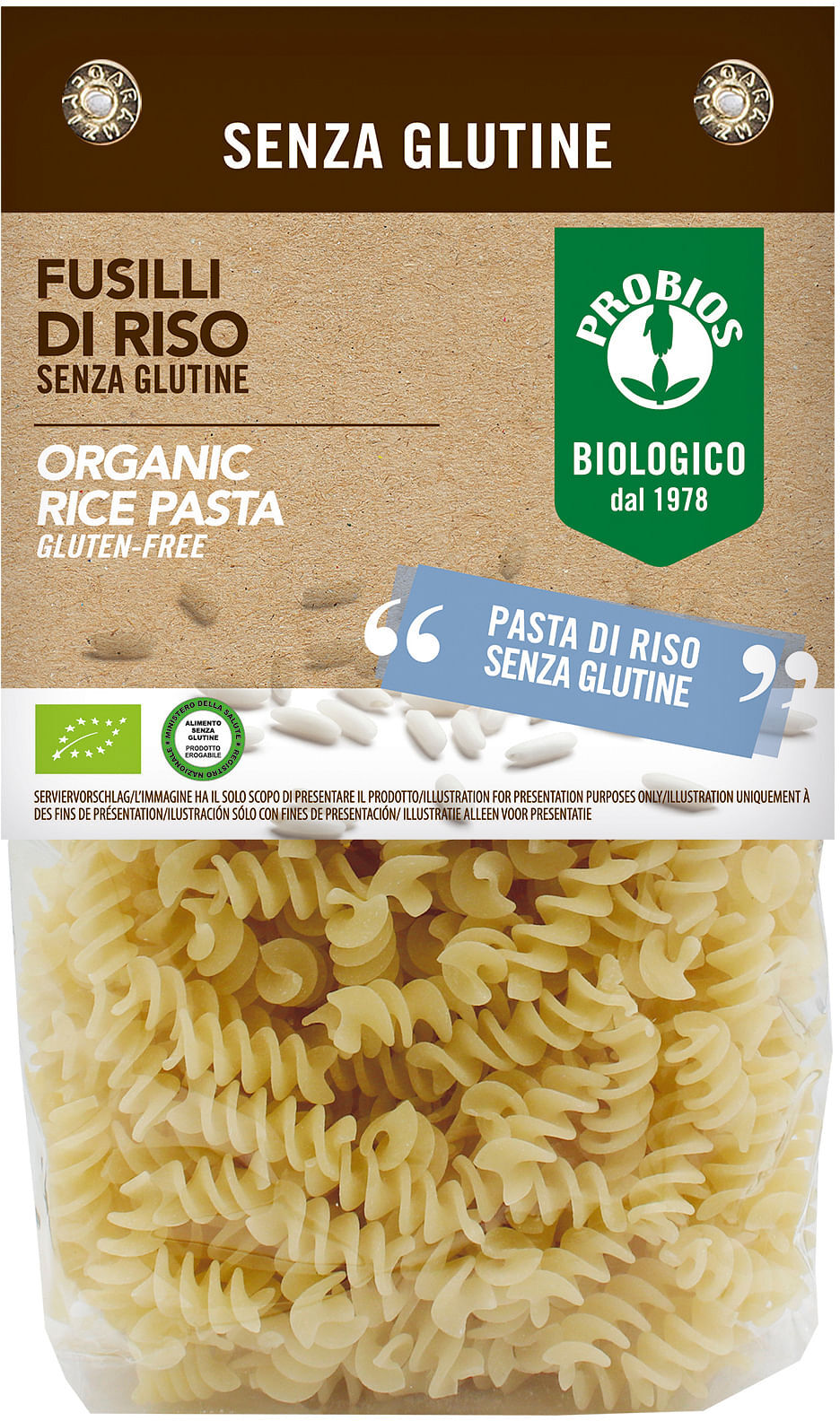 Probios Fusilli Di Riso 400 G