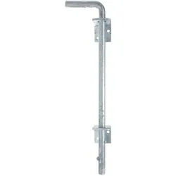 Alberts® Bodenschieber feuerverzinkt Gesamthöhe 400 mm Abstand Bolzen - Tor 30 mm