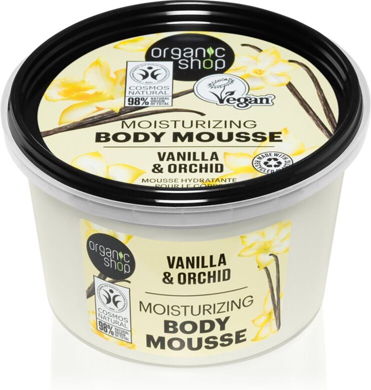 Organic Shop Vanilla & Orchid Kropsmousse Med vanilje 250 ml