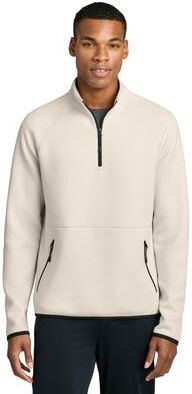 Sport-Tek ST841 Phenom 1/4-Zip in Ecru size XS   Cotton/Polyester Blend