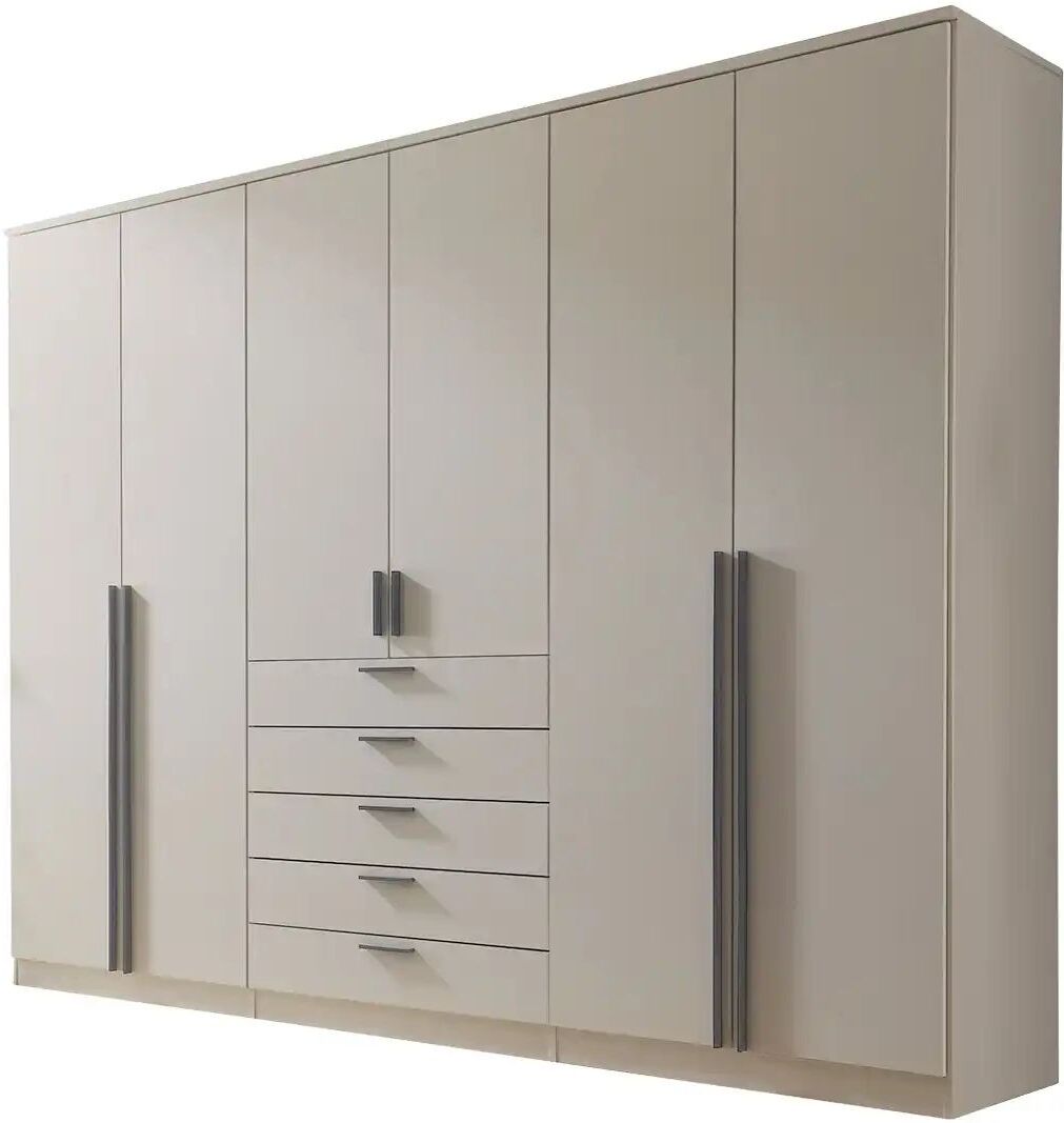 Höffner Drehtürenschrank 6-türig  Cashmere  mit Einlegeböden Amesbury ¦ beige ¦ Maße