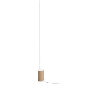 Philips-Hue Stehlampe Gradient Signe, LED, 146 cm, 1800 Lumen, 29 Watt, braun, dimmbar, App-fähig