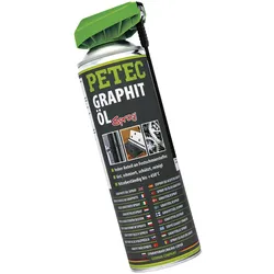 PETEC 72250 Graphitöl Spray 500ml Universalöl Graphitölspray