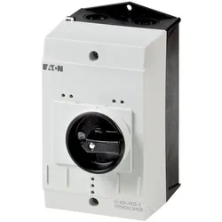 Eaton 219659 Isolierstoffgehäuse CI-K2, H x B x T = 160 x 100 x 130 mm, für PKZ0, + Drehgriff, schwarz/grau +CI-K2-PKZ0-G