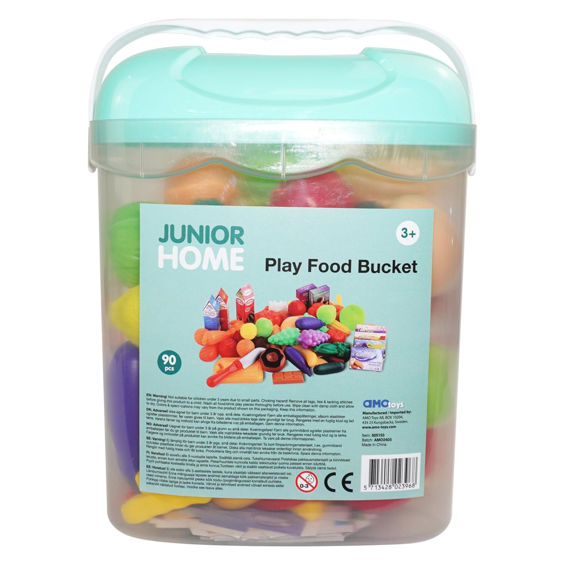 Junior Home Play Food Bucket 90 pcs (505153) (505153)
