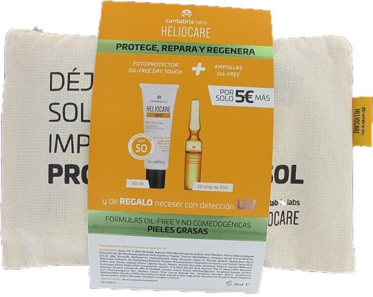 Heliocare Pack Protege, Repara y Regenera para Pieles Grasas