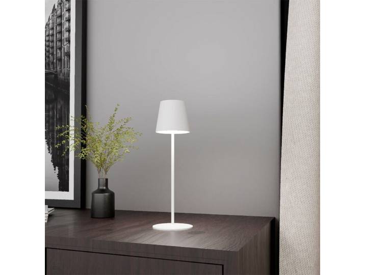 Liadomo Akku-Tischleuchte Viola, modern, LED, Touchdimmer - WeiÃ