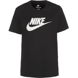 Nike Essential Icon Futura T-Shirt Damen | Gr. XS | schwarz - schwarz