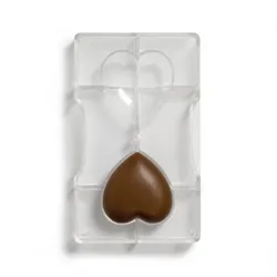 Herz-Schokoladenform 6,7x6,6 cm
