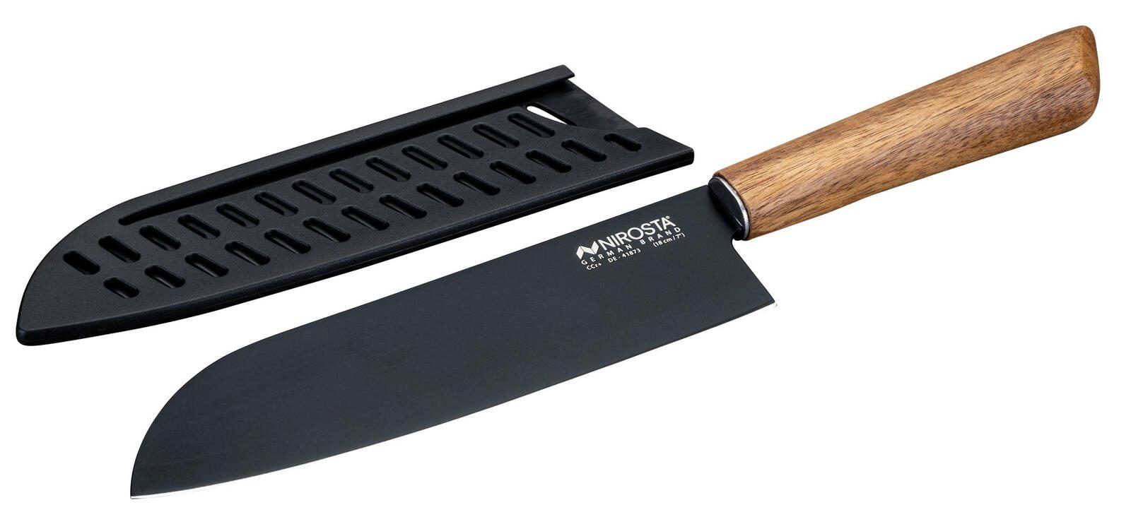 NIROSTA Santokumesser Flow Fair schwarz, 31cm 41873