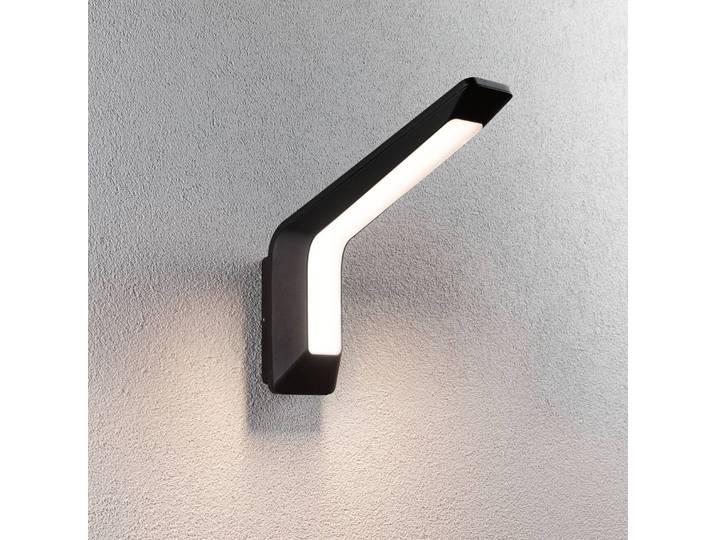 Paulmann Aussenwandleuchte mit Bewegungsmelder Merano, schwarz, Aluminium