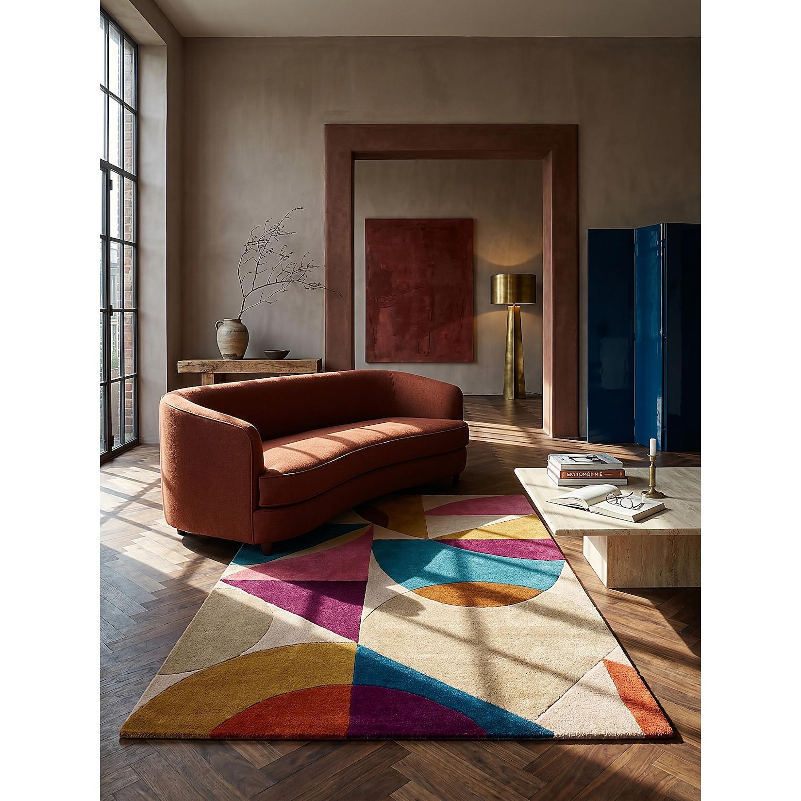 Wollteppich handgetuftet Bunt 160 x 230 cm - AIRE Kadima Design