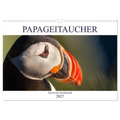 Papageitaucher: Clowns des Nordatlantik (Wandkalender 2027 DIN A3 quer), CALVENDO Monatskalender