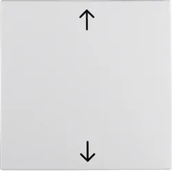 Berker 16201919 Wippe mit Aufdruck Symbol Pfeile S.1/B.3/B.7 polarweiß, matt
