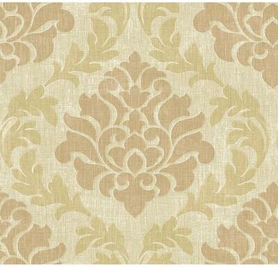 Seabrook Designs Balian Damask Unpasted Wallpaper