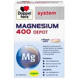 Doppelherz system Magnesium 400 Depot 2-Phasen Depot 60 St