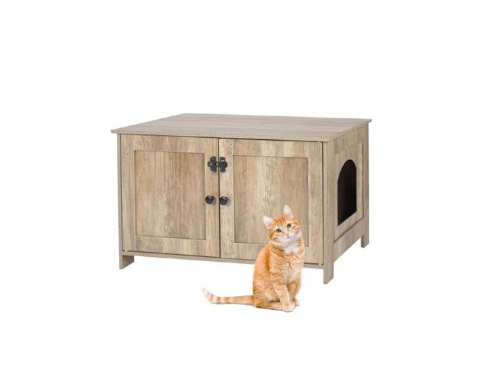 Relaxdays Katzenschrank für Katzenklo