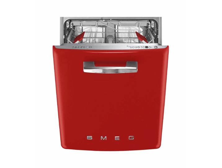 SMEG STFABRD3 Geschirrspüler 50 s Style Rot'