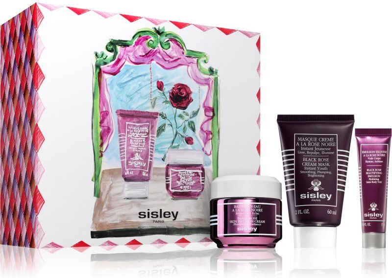 Sisley Black Rose Duo Luke Edward Hall Gift Set coffret cadeau pour rajeunir la peau