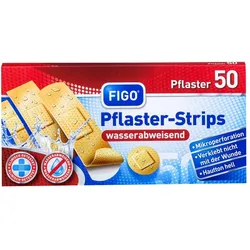 FIGO Pflasterstrips Wasserabweisend 50 St