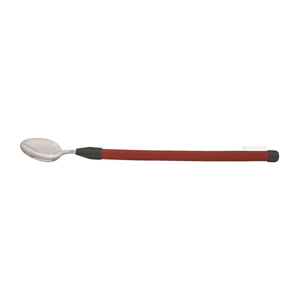 Able2 Ornamin Flexibel bestek Lepel Rood