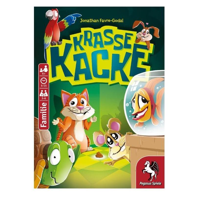 Pegasus 18320G - Krasse Kacke, Kartenspiel, 2-6 Spieler, ab 6 Jahren (DE-Ausgabe) (Deutsch, 2 - 6 Spieler) (18320G)