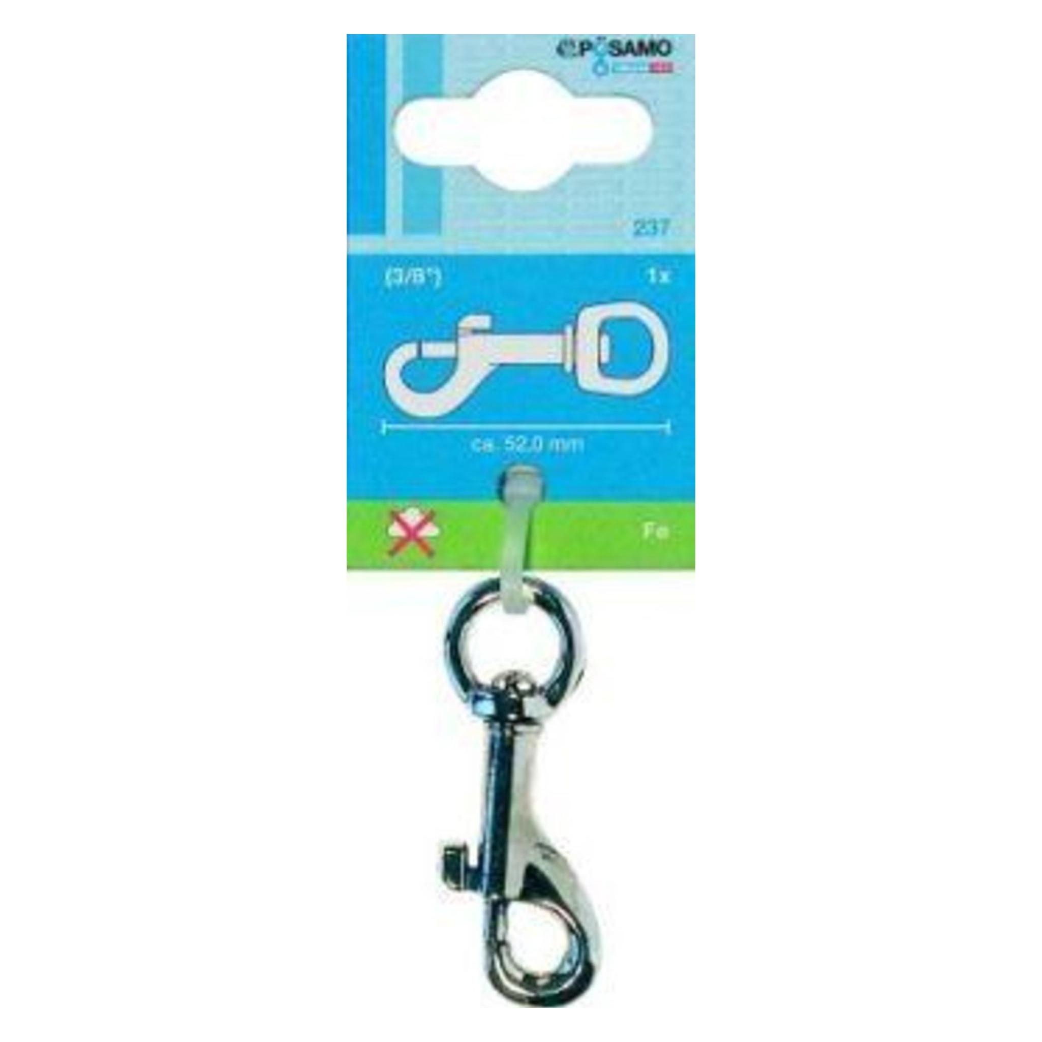 Pösamo SB-Bolzenkarabiner K52 vernickelt, 1 Stück (2100400055)